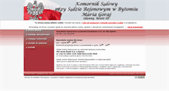 Desktop Screenshot of komornik-bytom.pl