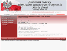 Tablet Screenshot of komornik-bytom.pl